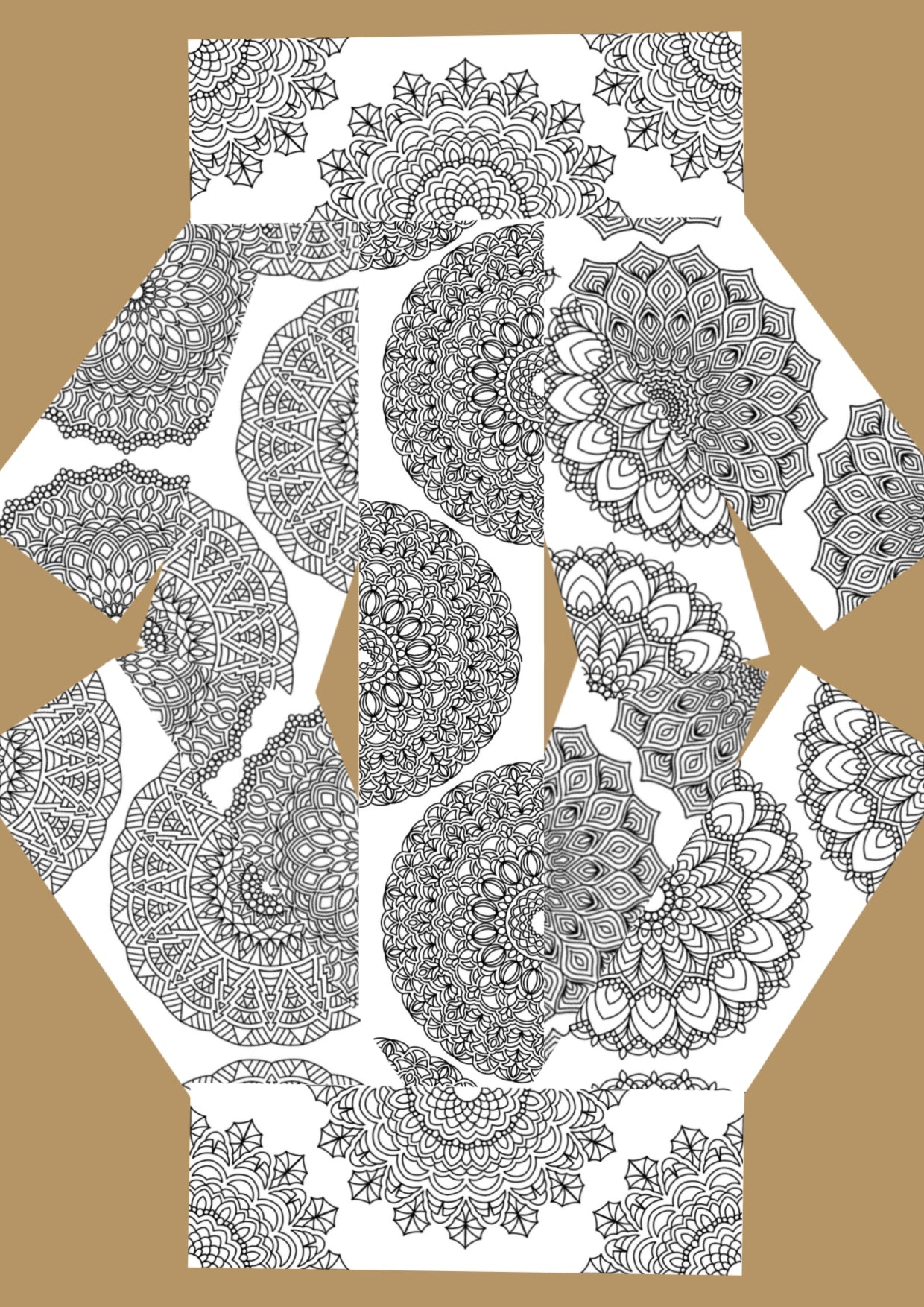 Colour Yourself Mandala Bookmarks
